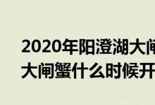 2020年陽澄湖大閘蟹上市時(shí)間 2020陽澄湖大閘蟹什么時(shí)候開湖