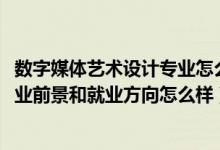 數(shù)字媒體藝術(shù)設(shè)計專業(yè)怎么就業(yè)（2022數(shù)字媒體藝術(shù)專業(yè)就業(yè)前景和就業(yè)方向怎么樣）