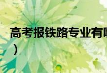 高考報鐵路專業(yè)有哪些學(xué)校（最好的大學(xué)排名）