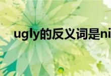 ugly的反義詞是nice嗎（ugly的反義詞）