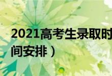 2021高考生錄取時(shí)間（2021各省高考錄取時(shí)間安排）