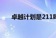 卓越計(jì)劃是211嗎（卓越計(jì)劃是什么）