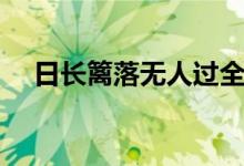 日長籬落無人過全詩（日長籬落無人過）