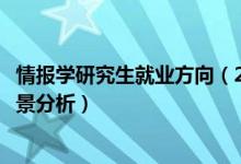 情報學研究生就業(yè)方向（2022情報學專業(yè)就業(yè)方向及就業(yè)前景分析）