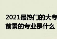 2021最熱門的大專專業(yè)（2022高考大專最有前景的專業(yè)是什么）