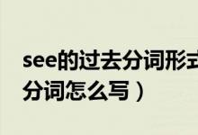 see的過去分詞形式加ed是什么（see的過去分詞怎么寫）