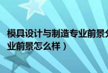 模具設計與制造專業(yè)前景分析（2022模具設計與制造專業(yè)就業(yè)前景怎么樣）