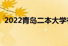 2022青島二本大學有哪些（最新院校名單）