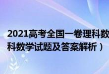 2021高考全國(guó)一卷理科數(shù)學(xué)答案解析（2021全國(guó)1卷高考理科數(shù)學(xué)試題及答案解析）