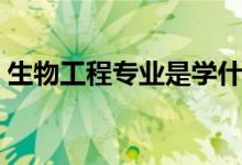 生物工程專業(yè)是學什么的（專業(yè)課程有哪些）