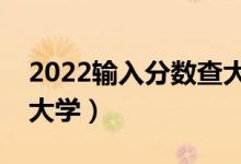 2022輸入分?jǐn)?shù)查大學(xué)的免費(fèi)網(wǎng)站（智能匹配大學(xué)）