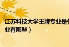 江蘇科技大學(xué)王牌專業(yè)是什么（2022年江蘇科技大學(xué)王牌專業(yè)有哪些）