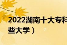 2022湖南十大?？茖W(xué)校排名（高職可以考哪些大學(xué)）