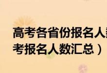 高考各省份報名人數(shù)（2018年全國各省市高考報名人數(shù)匯總）