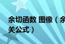 余切函數(shù) 圖像（余切函數(shù)的圖像性質(zhì)以及相關(guān)公式）