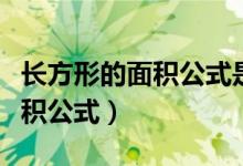 長方形的面積公式是怎么得到的（長方形的面積公式）