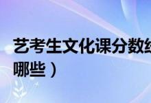 藝考生文化課分?jǐn)?shù)線多少（文化課考試要求有哪些）