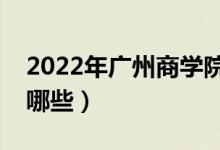 2022年廣州商學(xué)院評(píng)價(jià)怎么樣（王牌專業(yè)有哪些）