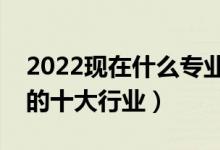 2022現(xiàn)在什么專業(yè)就業(yè)前景好（未來(lái)最緊缺的十大行業(yè)）