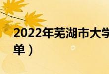 2022年蕪湖市大學有哪些（最新蕪湖學校名單）