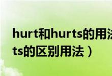 hurt和hurts的用法請(qǐng)?jiān)敿?xì)解釋（hurt與hurts的區(qū)別用法）