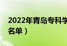 2022年青島?？茖W(xué)校有哪些（最新高職院校名單）