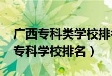 廣西專科類學校排名（2022廣西最好的十大?？茖W校排名）