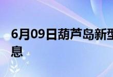 6月09日葫蘆島新型冠狀病毒肺炎疫情最新消息