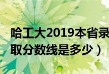 哈工大2019本省錄取分數(shù)線（哈工大2019錄取分數(shù)線是多少）