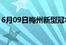 6月09日梅州新型冠狀病毒肺炎疫情最新消息