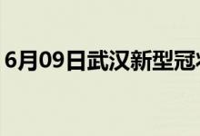 6月09日武漢新型冠狀病毒肺炎疫情最新消息