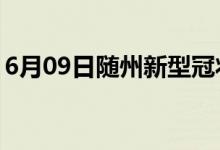 6月09日隨州新型冠狀病毒肺炎疫情最新消息