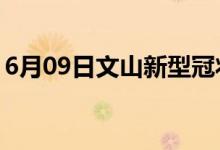 6月09日文山新型冠狀病毒肺炎疫情最新消息