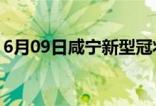 6月09日咸寧新型冠狀病毒肺炎疫情最新消息