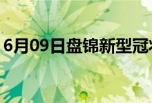 6月09日盤錦新型冠狀病毒肺炎疫情最新消息