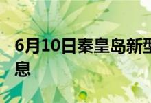 6月10日秦皇島新型冠狀病毒肺炎疫情最新消息