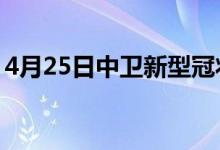 4月25日中衛(wèi)新型冠狀病毒肺炎疫情最新消息