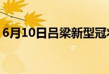 6月10日呂梁新型冠狀病毒肺炎疫情最新消息