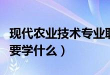 現(xiàn)代農(nóng)業(yè)技術(shù)專業(yè)職高（現(xiàn)代農(nóng)業(yè)技術(shù)專業(yè)主要學(xué)什么）