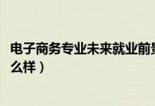 電子商務(wù)專(zhuān)業(yè)未來(lái)就業(yè)前景（2022電子商務(wù)專(zhuān)業(yè)就業(yè)前景怎么樣）