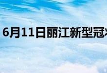 6月11日麗江新型冠狀病毒肺炎疫情最新消息