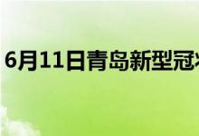 6月11日青島新型冠狀病毒肺炎疫情最新消息