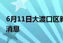 6月11日大渡口區(qū)新型冠狀病毒肺炎疫情最新消息