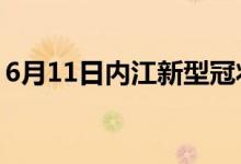 6月11日內(nèi)江新型冠狀病毒肺炎疫情最新消息