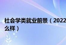 社會(huì)學(xué)類(lèi)就業(yè)前景（2022社會(huì)學(xué)專(zhuān)業(yè)就業(yè)方向及就業(yè)前景怎么樣）