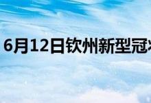 6月12日欽州新型冠狀病毒肺炎疫情最新消息