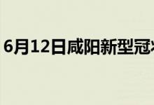 6月12日咸陽新型冠狀病毒肺炎疫情最新消息