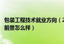 包裝工程技術(shù)就業(yè)方向（2022包裝工程專業(yè)就業(yè)方向及就業(yè)前景怎么樣）