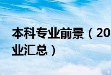 本科專業(yè)前景（2022年50所大學優(yōu)勢本科專業(yè)匯總）