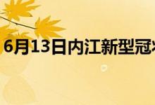 6月13日內(nèi)江新型冠狀病毒肺炎疫情最新消息